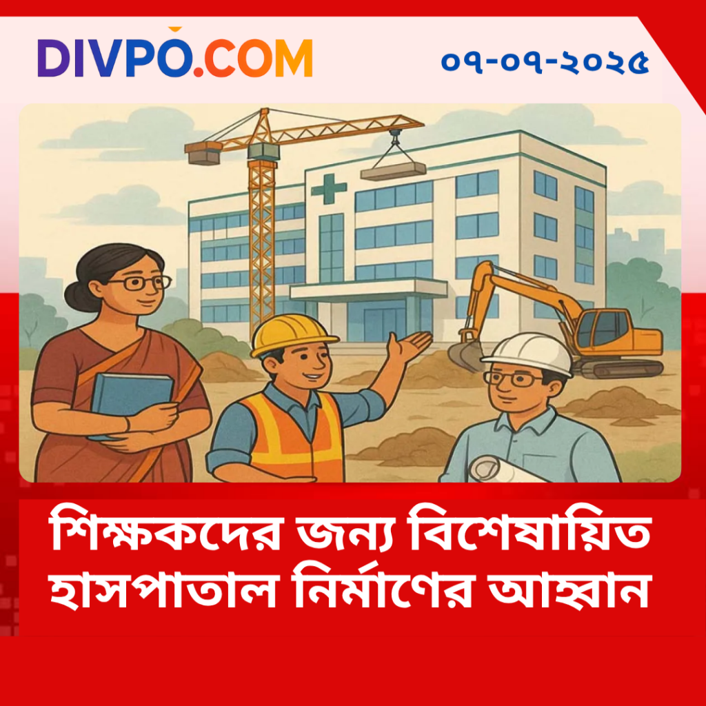 শিক্ষকদের জন্য বিশেষায়িত হাসপাতাল নির্মাণের আহ্বান